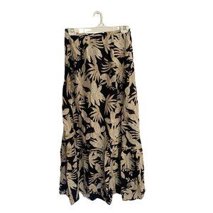 Nicole Miller Womens Maxi Skirt Small Tropical Vacation Summer Resort Boho NWT